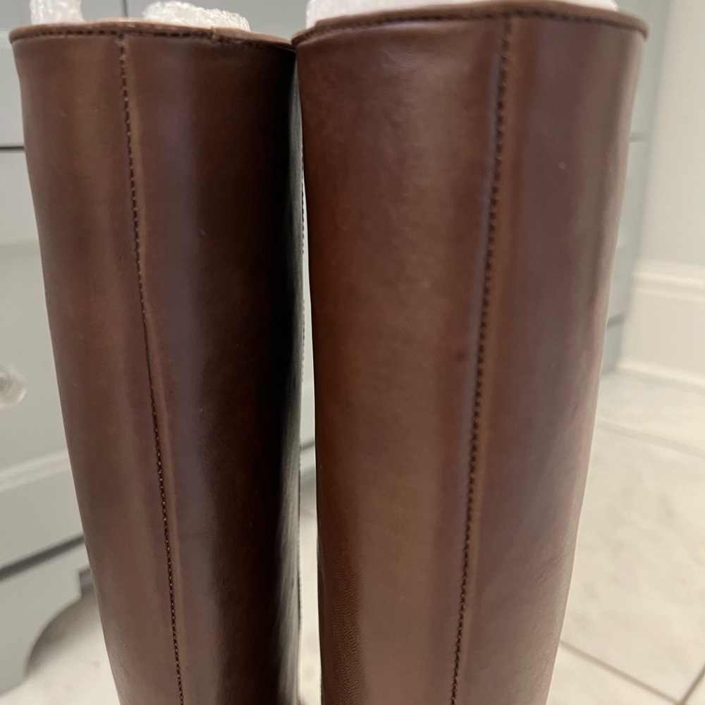 Loeffler Randall Matilde Demi-Wedge Knee Boot, Chestnut - Picture 9 of 14